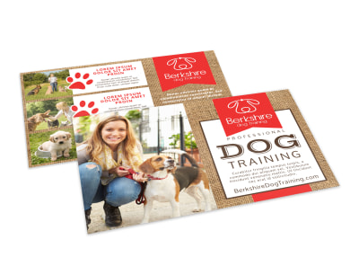 Dog Training Postcard Template 99iwbn9p54 preview